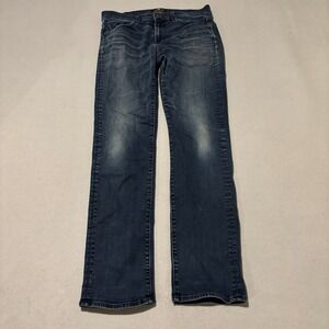 7 For All Mankind Slimmy Luxe Performance Womens Slim Fit Jeans Size 33
